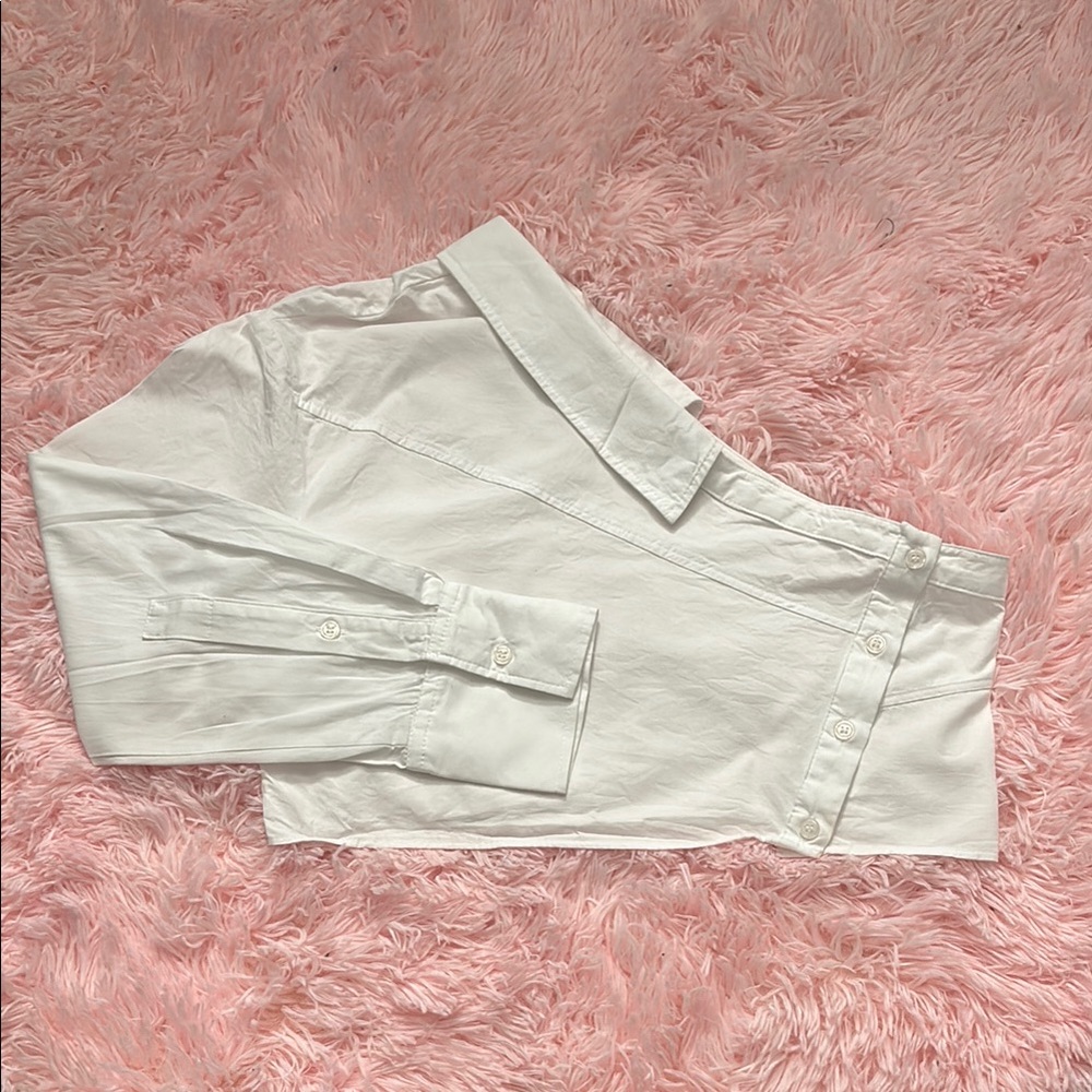 ZARA One Shoulder Shirt